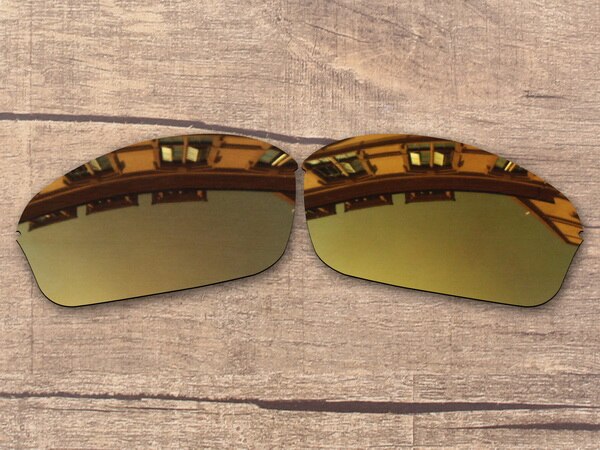 Vonxyz 20+ Color Choices Polarized Replacement Lenses for-Oakley Half Wire 2.0 Frame: Bronze Mirror