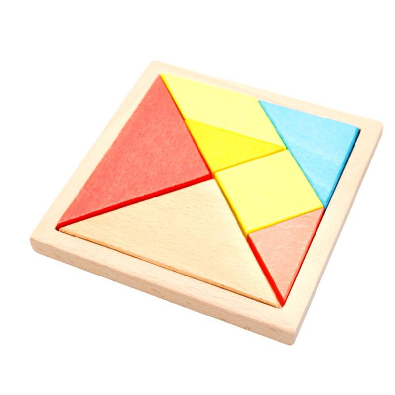 Houten Tangram Building Speelgoed Kinderen Puzzel Educatief Speelgoed Puzzel Educatief Speelgoed Voor Kinderen