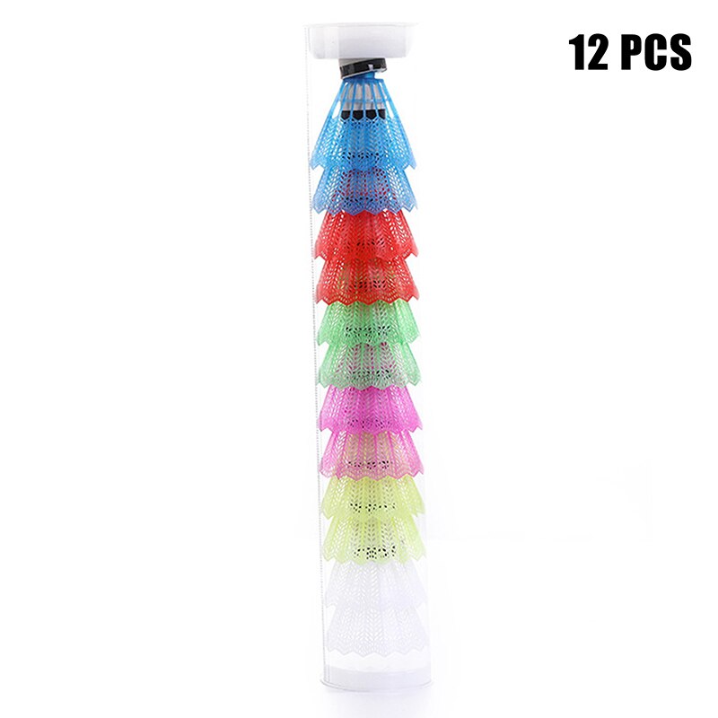 6/12pcs Badminton Shuttlecocks High Stability and Durability High Speed Badminton for Outdoor Indoor Sports Activities W: Orange