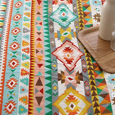 Mantel de lino y algodón Retro, cortina, almohada, Sábana, tela para el hogar, Material hecho a mano DIY, 100cm x 145cm por pieza: 9