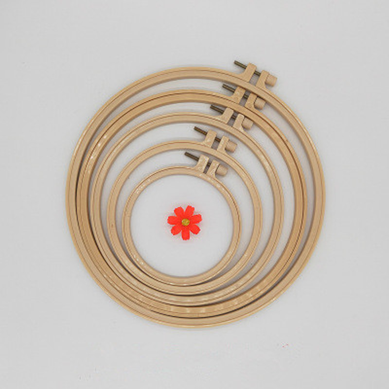 10-24 cm DIY Embroidery Hoop Tool Circle Round Frame Art Craft Cross Stitch Chinese Traditional Sewing Manual Tool