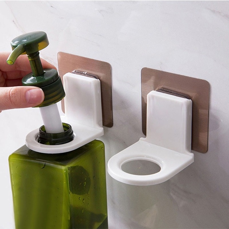 Soporte para dispensador de jabón de manos para Hotel, soporte para dispensador de jabón de baño, colgador de Gel de ducha para colgar en la pared