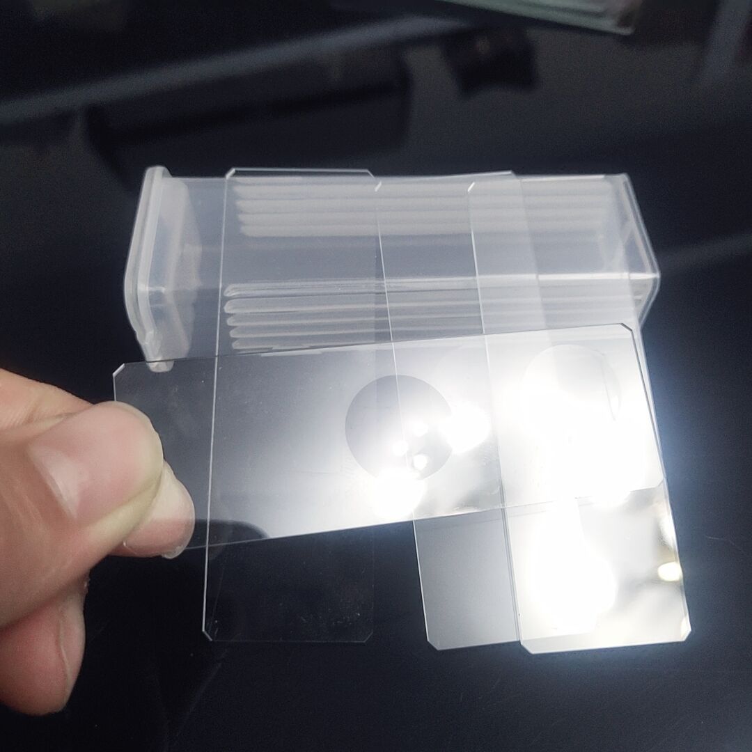 Cavity Glass Coverslips Double Single Concave blank Microscope Glass Slides Reusable Laboratory Blank Sample Cover Glass: single cancave