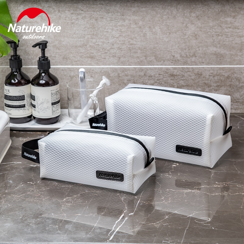 Naturehike Tpu Mesh Reizen Waszak Draagbare Waterdichte Toilettas Vrouwen Cosmetische Tas Outdoor Wassen Opbergzakken