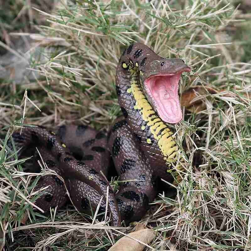 Serpent modèle réaliste enfants jouet réaliste géant jardin Reptile Simulation Simulation serpent modèle Reptile délicat Pran E4Y3