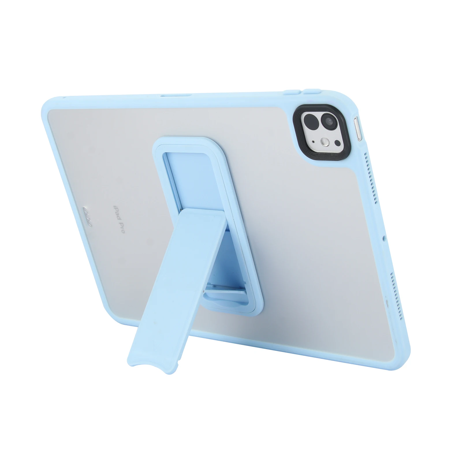 Stand Case Voor iPad Pro Air 2024 Gevallen 4 5 6 7 8 9e 10e Generatie Matte Doorschijnend 10.2 10.9 11 inch Mini Kickstand Cover: Seventeen / Blauw