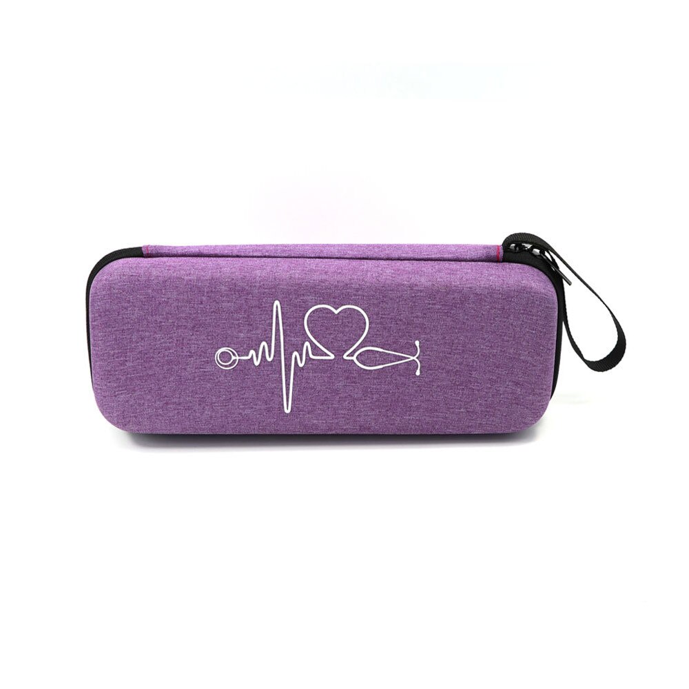 Fest EVA Organizer Medizinische Reise Tragetasche Lagerung Box Für 3M Littmann Krankenschwester schwangere frauen Stethoskop Tragbare fall Tasche: Purple