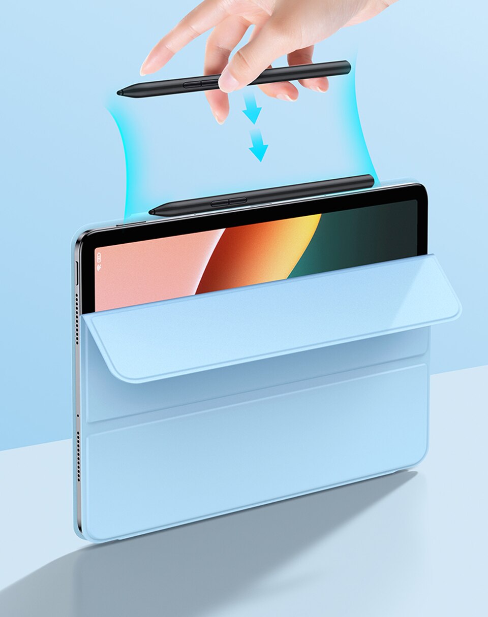 Husă magnetică pentru xiaomi pad 5 husă pentru mi pad 5 5 pro funda pentru trezirea și somnul automată susține încărcarea creionului