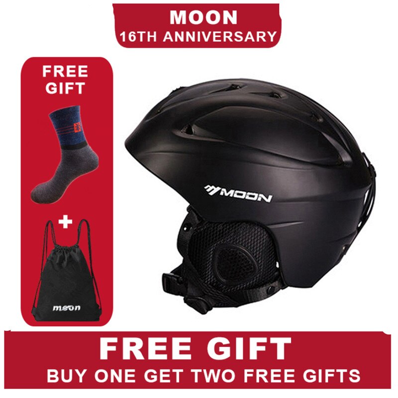 Casque de snowboard lune casque de Ski avec Viros In-moulé Sports de plein air Ski Skateboard équipement pour adulte skihelm a40