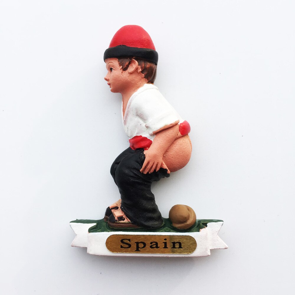 Babelemi Leuke Spanje Caganers Magneet Toerist Souvenirs Handgemaakte 3d Hars Koelkast Magnetische Stickers Home Decor