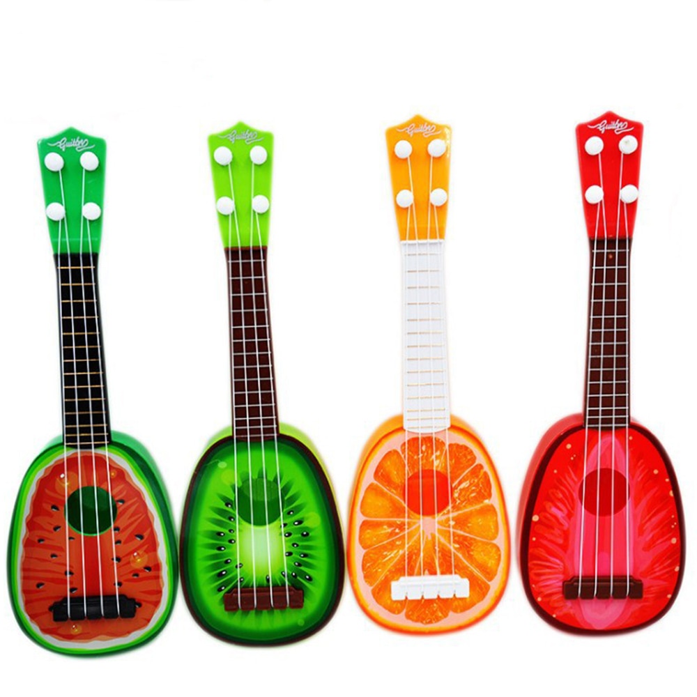 Baby Toys Beginner Classical Ukulele Guitar Educational Musical Instrument Toy for Kids Wisdom Development Toys For Girl Boy