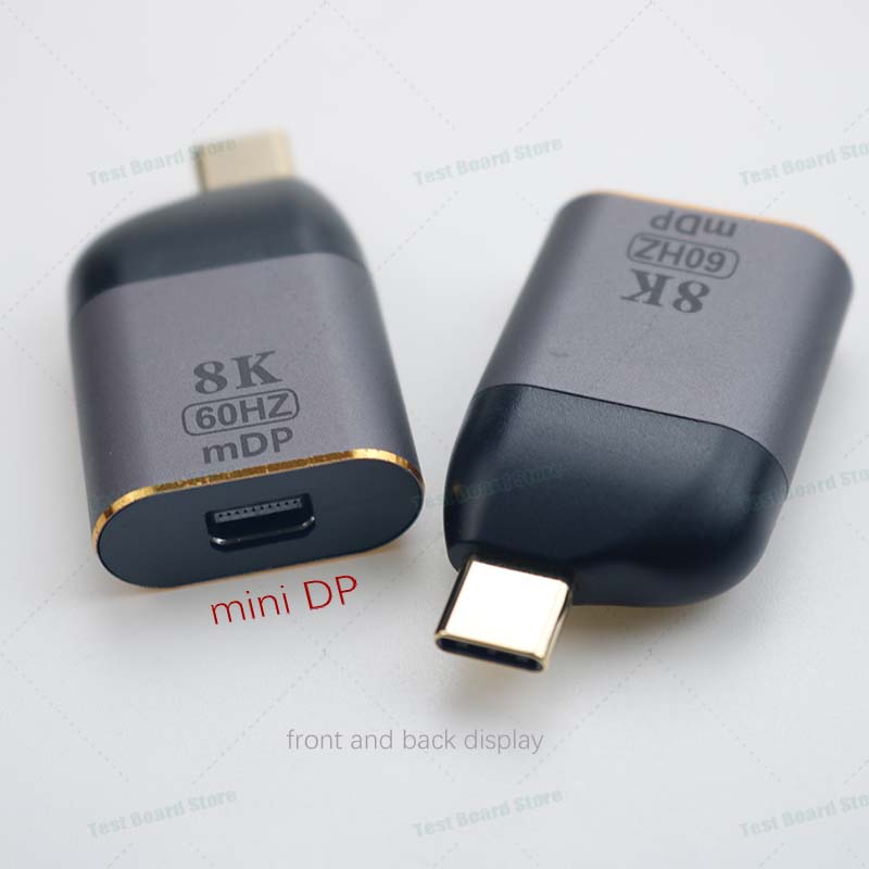 Adaptador USB tipo C a USB 3,1/DP/mini DP, adaptador de vídeo HD para Macbook, teléfono móvil, ordenador portátil, 8K, 1Pce