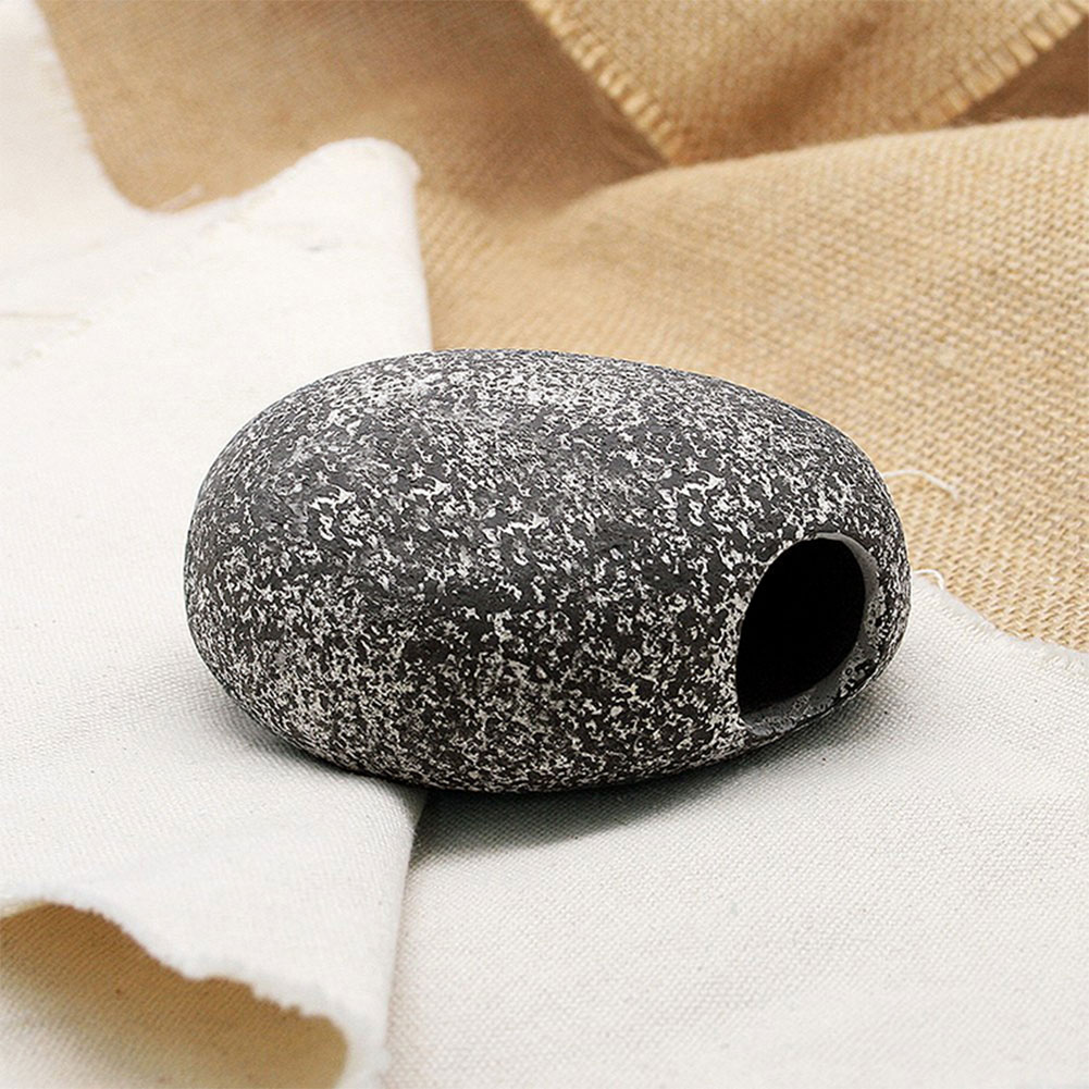 1Aquarium Cichlid Stone Auarium Cichlid Ornament Ceramic water mini decoration For fish supply water pool decor