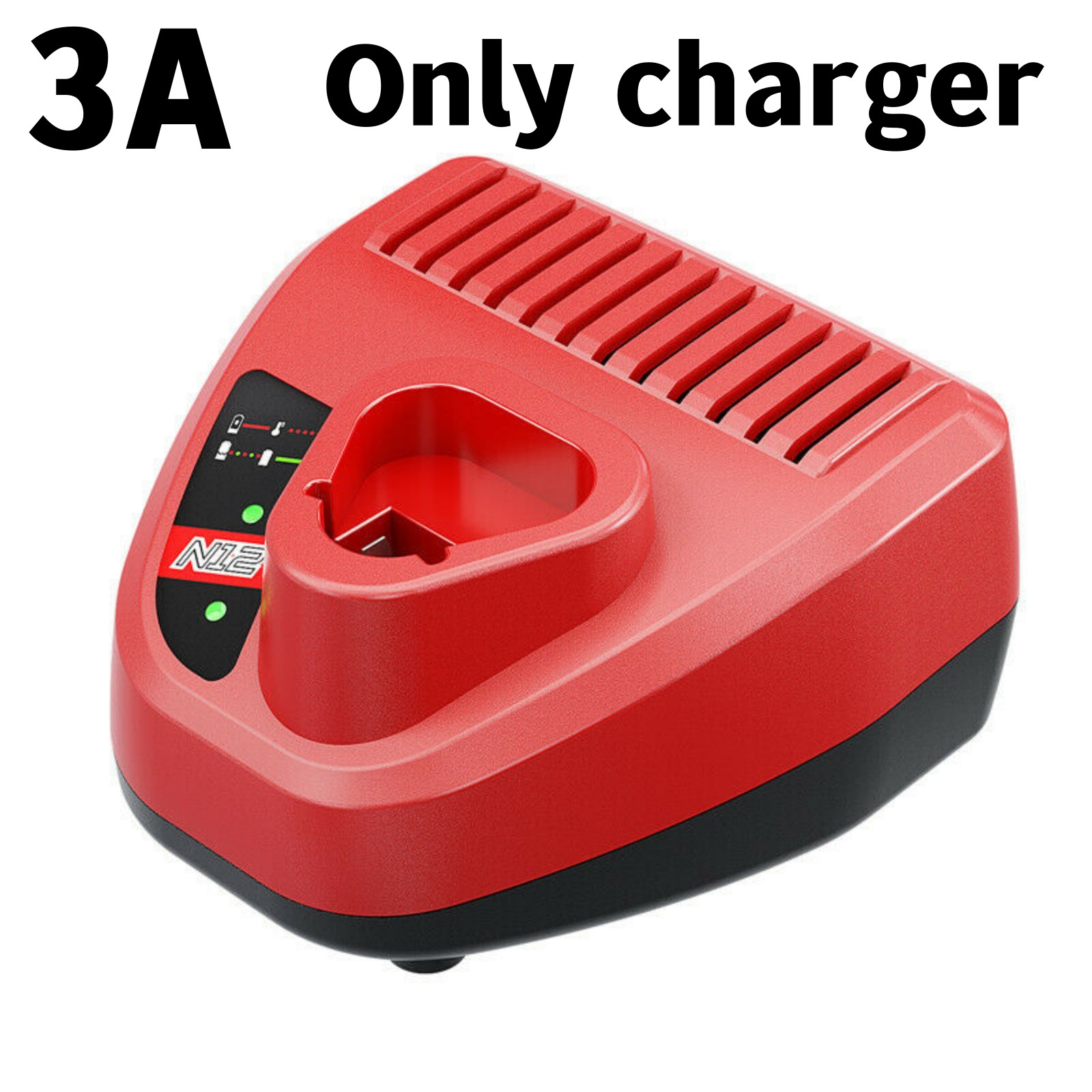 2 st.  m12- pack batterier till milwaukee 3000 mah litiumjonbatteri 48-11-2411 ersättning för milwaukee  xc 48-11-2410 48-11-2420 elverktyg: Himmelsblå