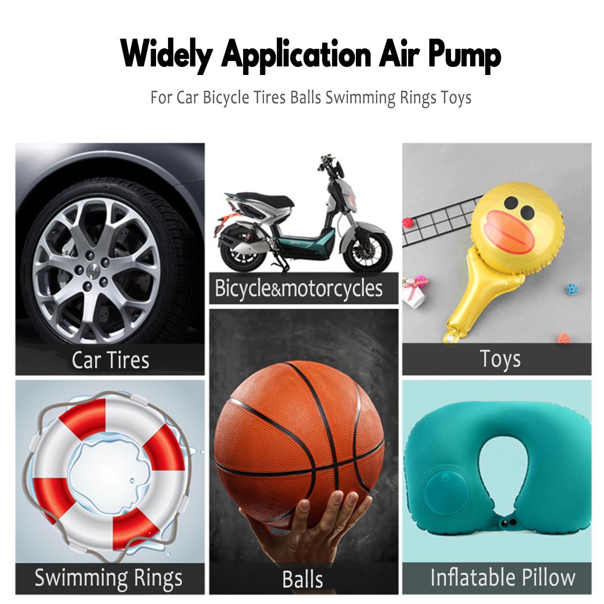 35L/min cordless portable air compressor 150PSI car electric bicycle tire pump, with digital LED light power supply