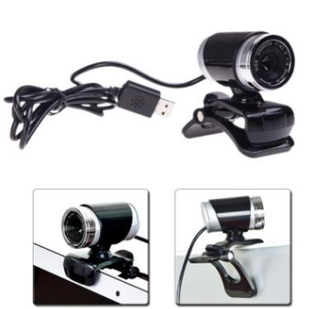 Manual Adjustable Focal Length USB HD Webcam Powerful Web Cam Camera with MIC for Computer PC Laptop Desktop 640x480