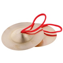 2 Stuks Koperen Cimbaal Hand Percussie Peuters Ktv Ritme Beat Instrument Speelgoed