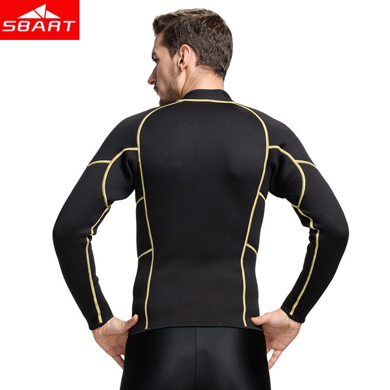 3 MM Neopreen Wetsuit Jas Hoge Stretch Duiken Jass... Grandado
