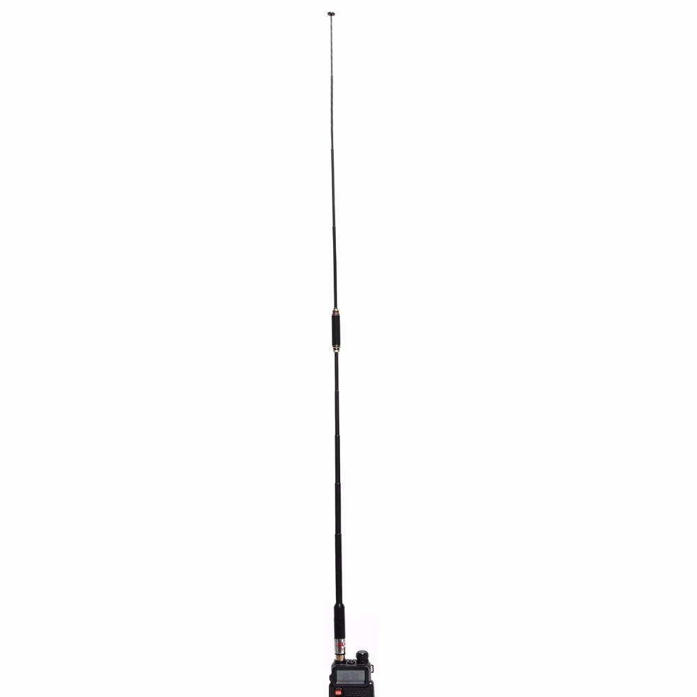 AL-800 Telescopic Dual Band 144/430MHz SMA-Female Antenna AL 800 for WOUXUN KG-UVD1P TYT BAOFENG UV-5R UV-82 Walkie Talkie