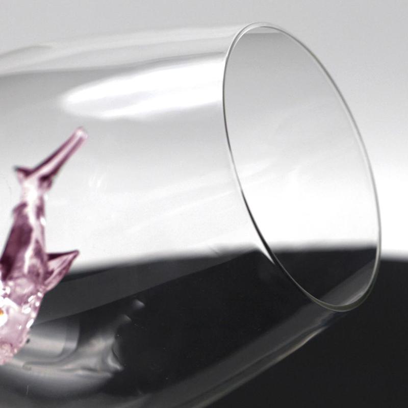 Shark Wine Glass Cup European Crystal Red Wine Cup Glass Bar Party Supplies Decorating Wedding Cocktail Cocktail High U3L0