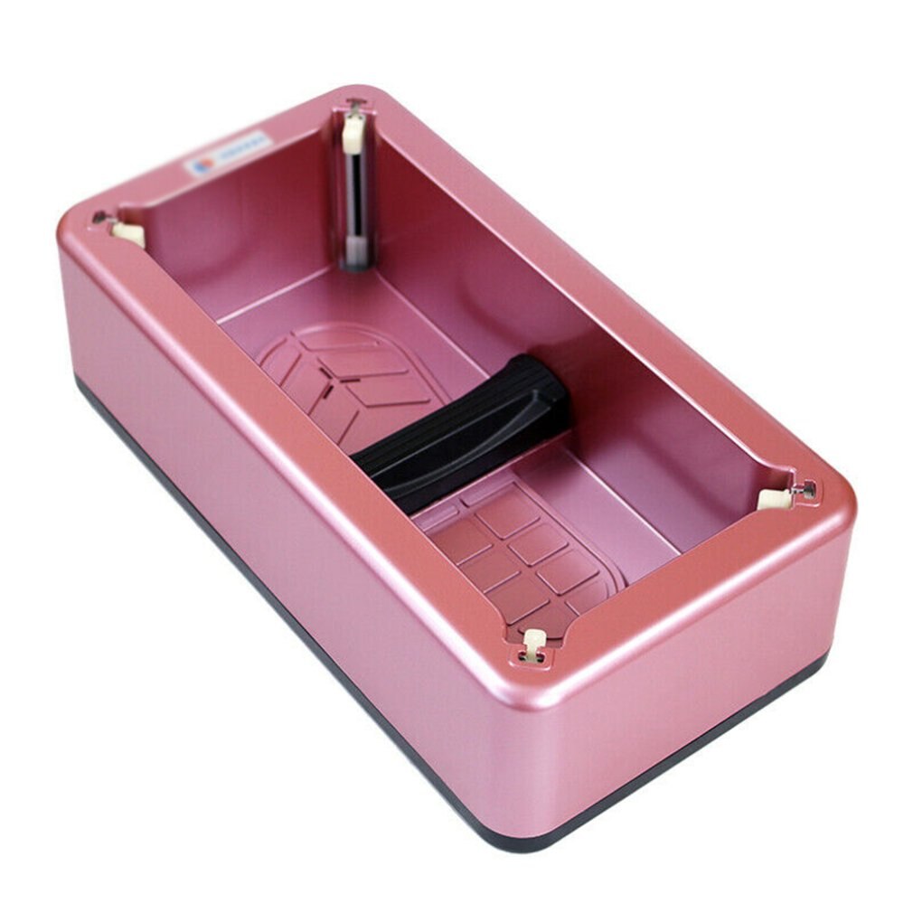 Automatic Shoe Cover Machine Intelligent Shoe Sleeve Tool Disposable Foot Cover Machine Shoe Film Practical Device: pink