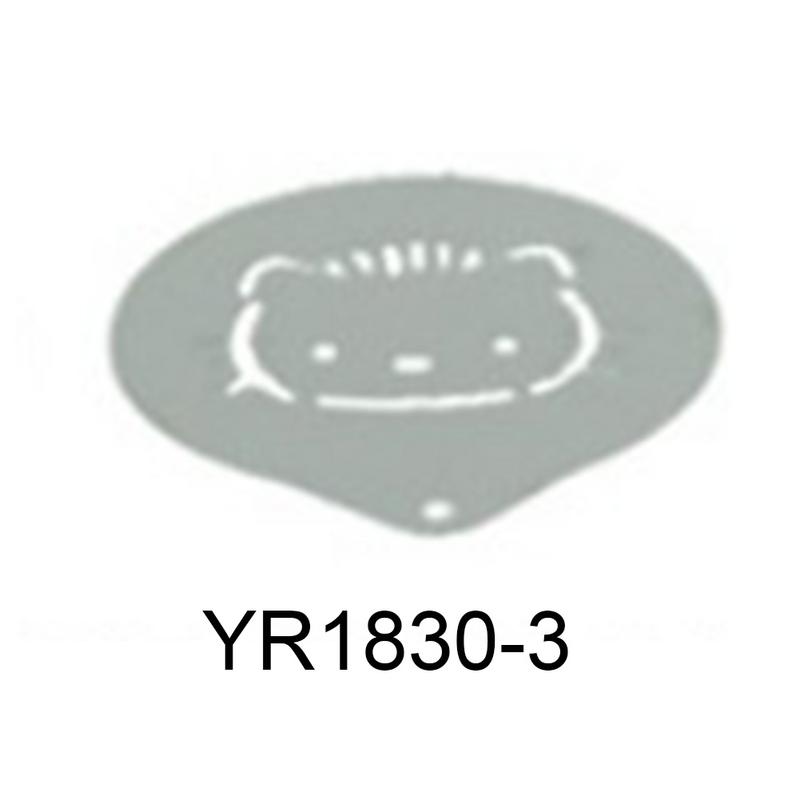 Koffie Stencils Rvs Koffie Decorating Stencils Sjabloon Voor Latte Cappuccino Cupcake Cookie Stencils: Blauw
