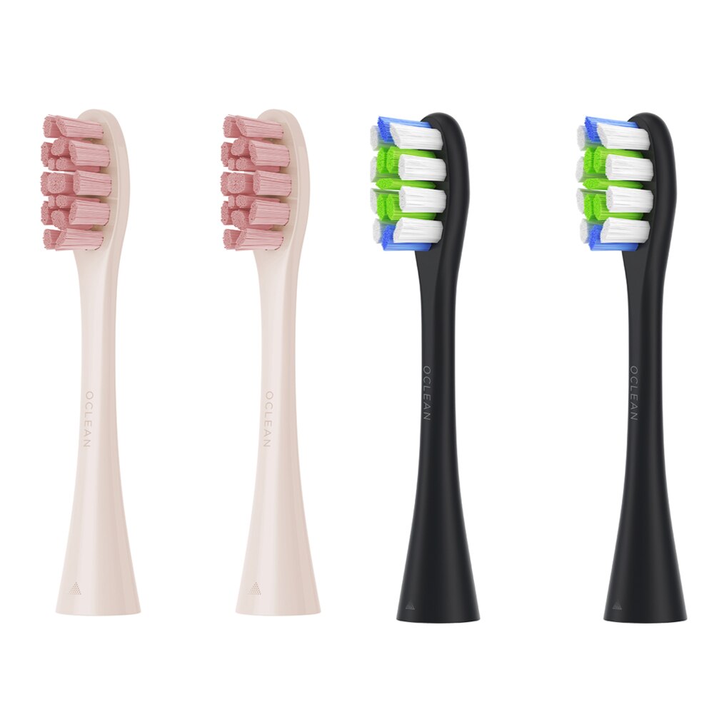 Oclean X Pro/ X / One/ ZI-cabezales de repuesto para cepillo de dientes eléctrico, Sónico, automático, Limpieza Profunda, 2 uds.: 2PC Pink and Purple