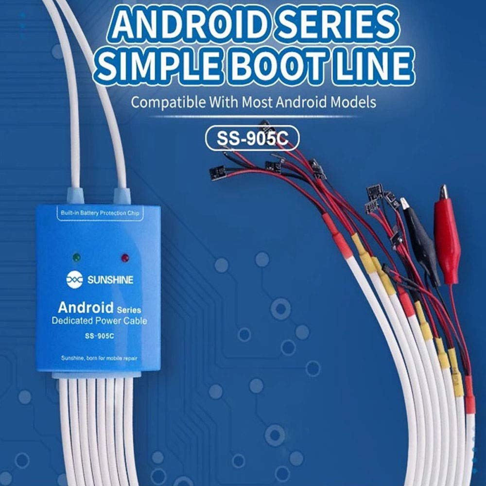 SS-905C Android series dedicate power line for samsung huawei vivo xiaomi supply control test cable Battery power supply line