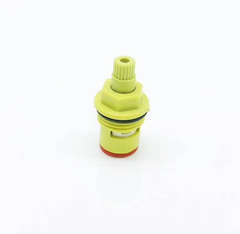 Recambio de grifo de cerámica para cocina y baño, válvula mezcladora, cartuchos de agua, accesorios de repuesto, 1 unidad: Blanco