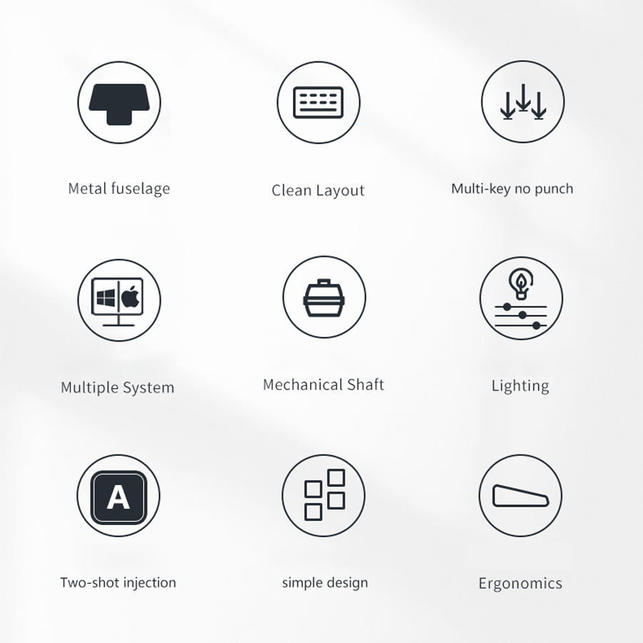 Podświetlana klawiatura mechaniczna do gier zestaw dla graczy RGB PC USB przewodowa klawiatura klawiatura ergonomiczna klawiatura komputerowa Mini Teclado