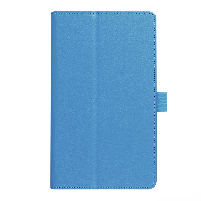 Case Voor Lenovo Tab 3 8.0 Tb-850F Tab-850F Pu Lederen Stand Beschermende Tablet Cover: Blauw