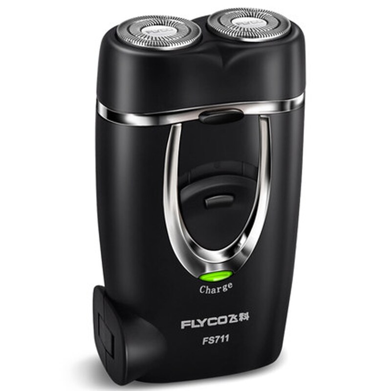 Flyco-Afeitadora eléctrica FS711 Original para hombre, afeitadora de barba fina de precisión, recargable en seco y húmedo, de acero inoxidable, 100%