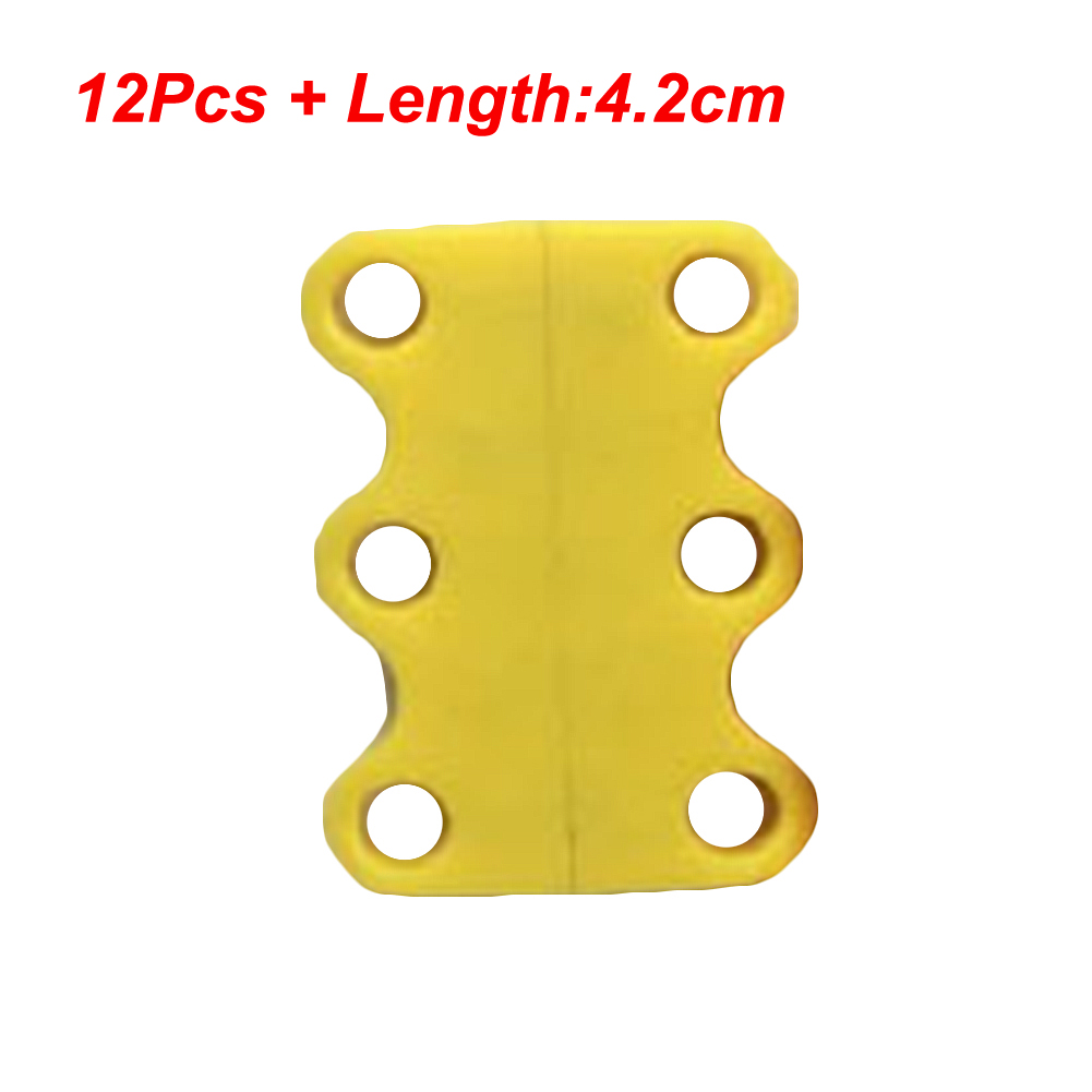 Lacets magnétiques 10 couleurs, 12 pièces/24 pièces, lacets de Sport sans cravate, avec fermeture magnétique: yellow L