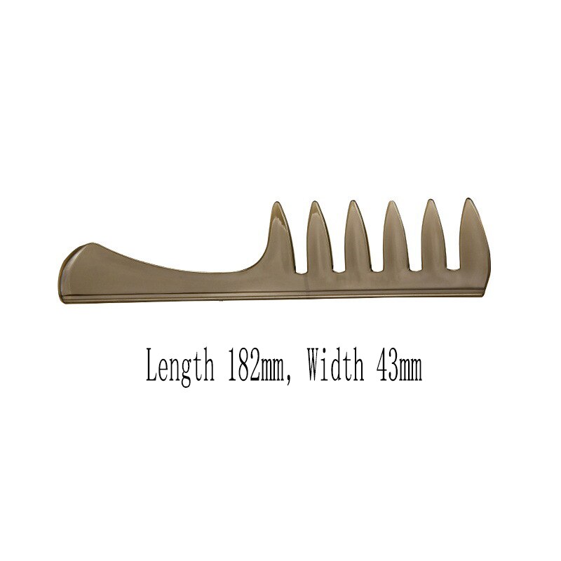 Wide Tooth Hair Comb Beauty Salon Hairdressing Brush for Men Women Double Sided Hairbrush Back Comb Fork Comb Hair Styling Tool