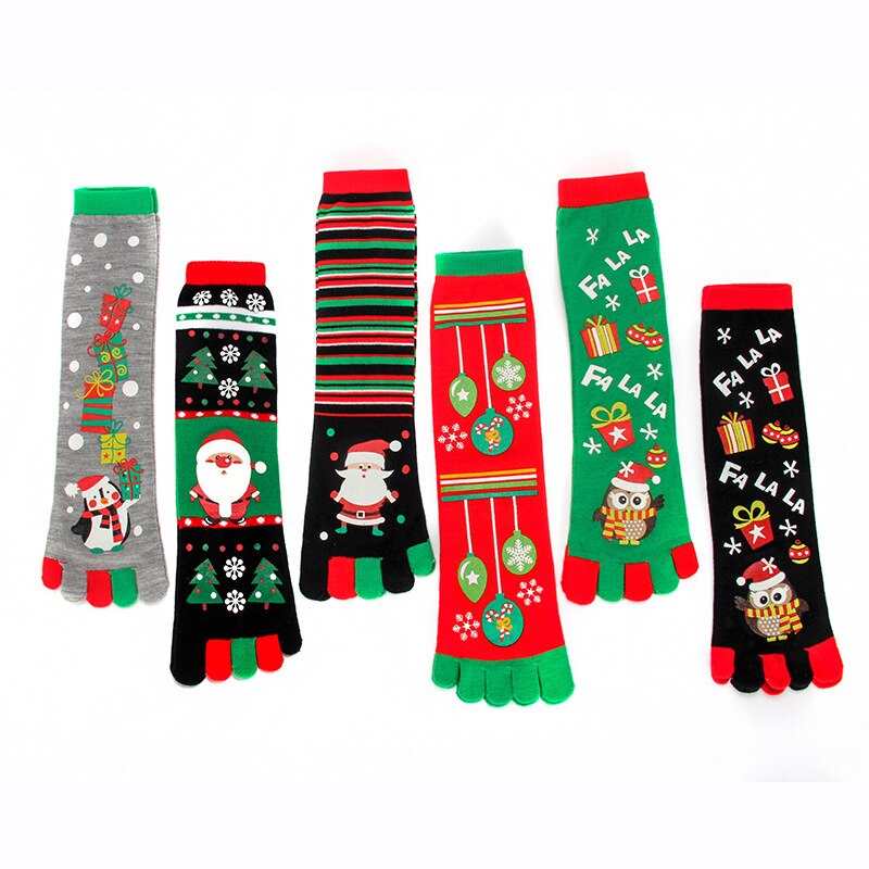 , calcetines de dedos de los pies, calcetines de Navidad para hombres y mujeres, recién llegados, calcetines divertidos informales de Carnaval Unisex, calcetines transpirables Sokken