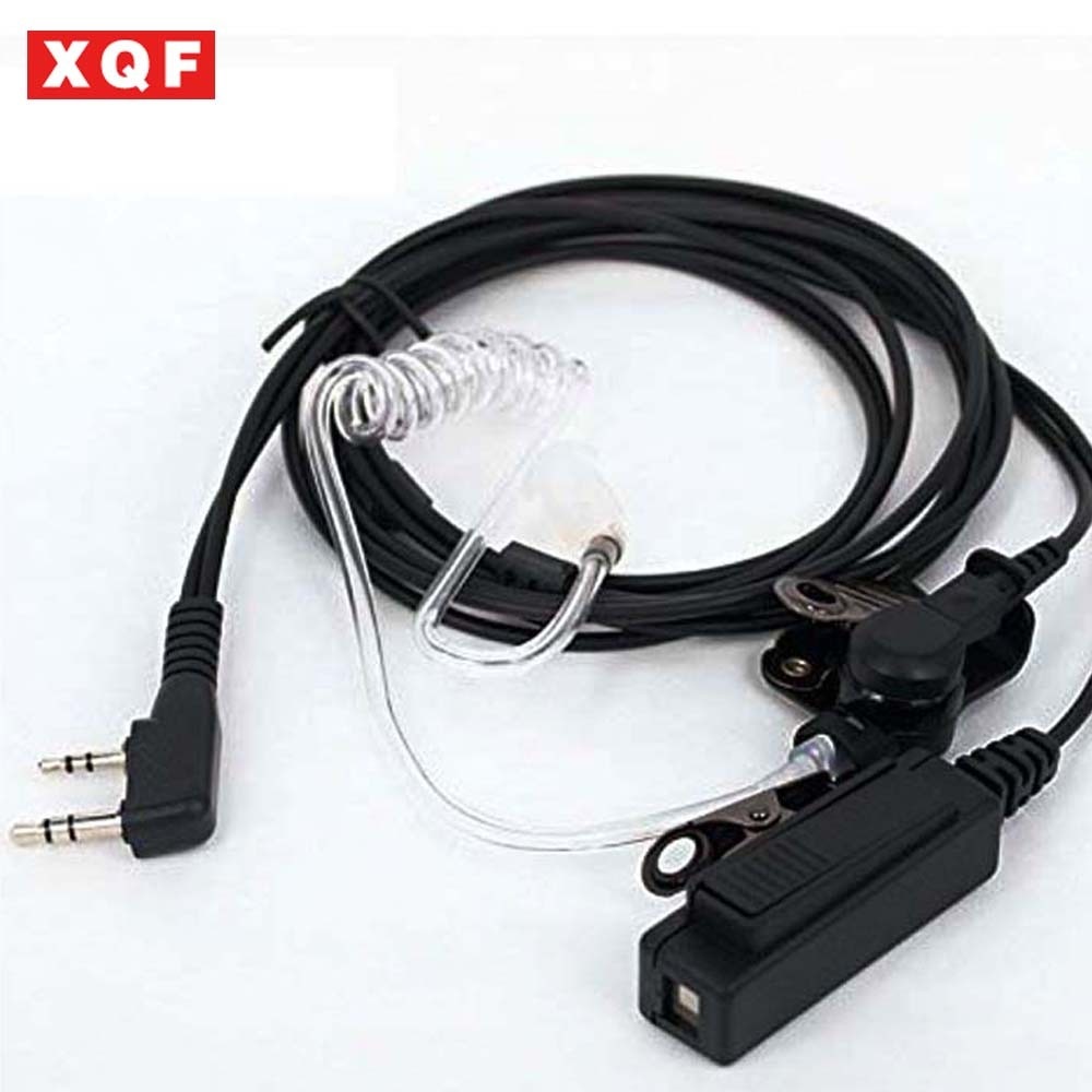 Oppxun CQtransceiver Rugged Heavy Duty Baofeng UV5R UV-5R Headset Detachable Earpiece with Microphone Built In