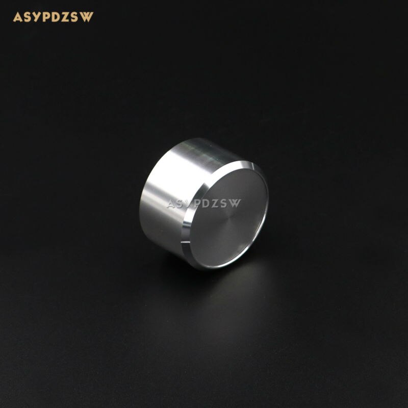 1 PCS Chamfer style Full aluminum silver 38*22 DAC/Amplifier solid Volume potentiometer knob