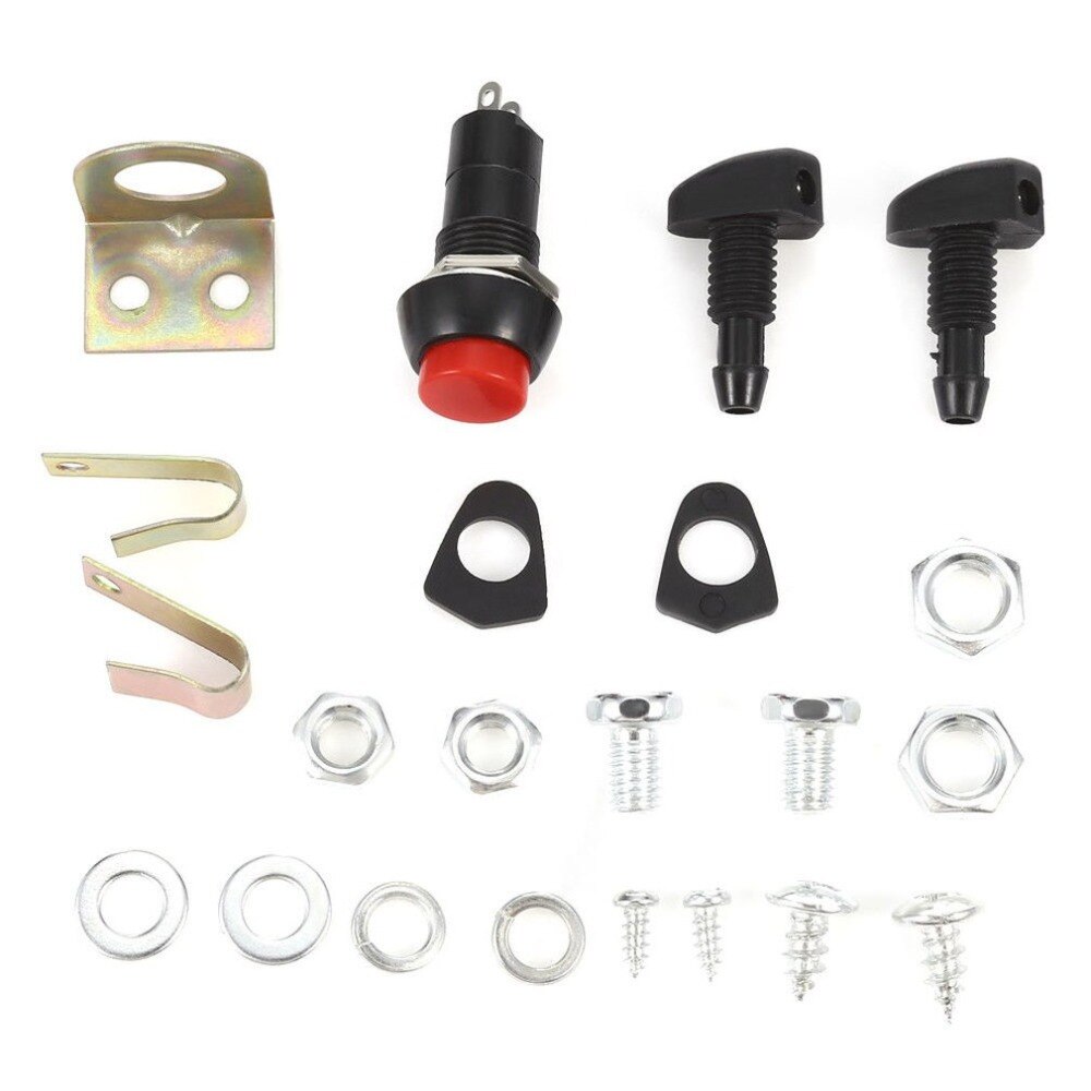 Car Windshield Washer Reservoir Pump Bottle Kit 12V Jet Switch Clean Car Windshield Washer Reservoir Pump Bottle Kit 12V Jet Switch Clean