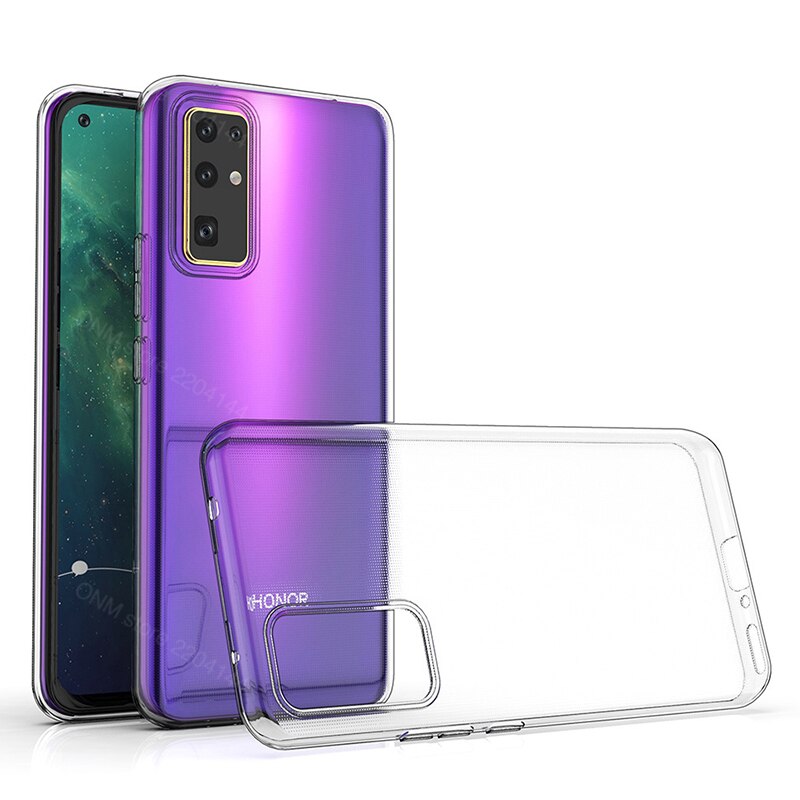 Funda trasera transparente 360 para Huawei Honor X10 X 10 Max Lite 5G, carcasa suave de TPU, Honor X10, 10X, a prueba de golpes