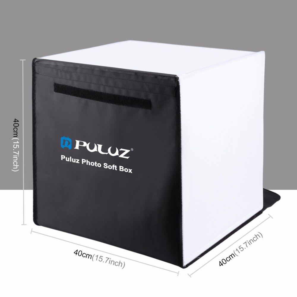 PULUZ 40*40cm 16"Photo studio box photograghy Softbox Portable Folding Studio Shooting Tent Box Kits with 5 background backdrops