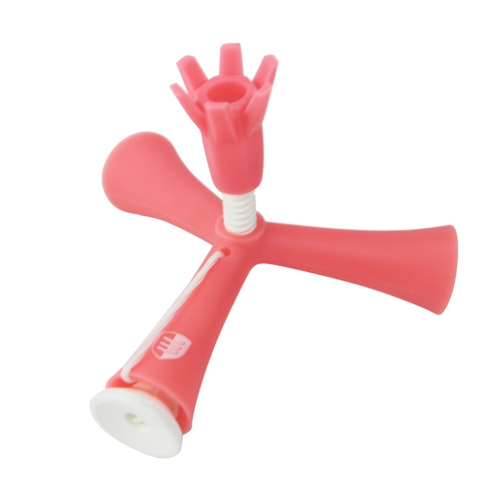 Té de Golf de Golf Golf Triangle Té de Fourche Réglable Télescopique Té de Golf Ballon D'entraînement Té de Golf Porte-Balle Tees De Golf En Plein Air Té: Pink