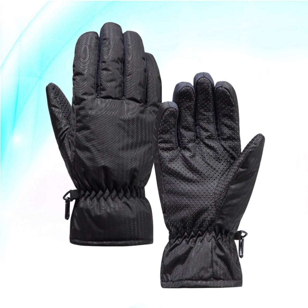 1 Pair Unisex Outdoor Winter Cold Protection Sport Portable Windproof for Skiing Cycling (M Size)