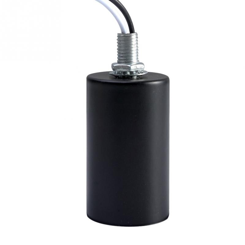 E27 e14 keramisk skrue utgangspunkt rund ledet lyspære lampe holder adapter: Svart  e14
