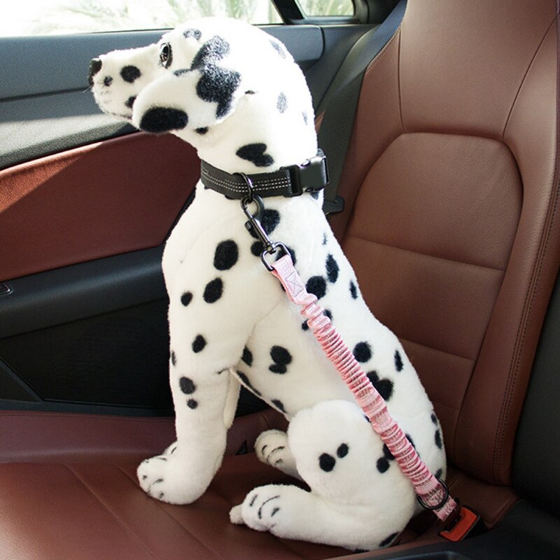 Hond Autogordel Reflecterende Hondenriem Voertuig Riem Verstelbare Demping Elastische Telescopische Veiligheid Trekkabel Voor Hond