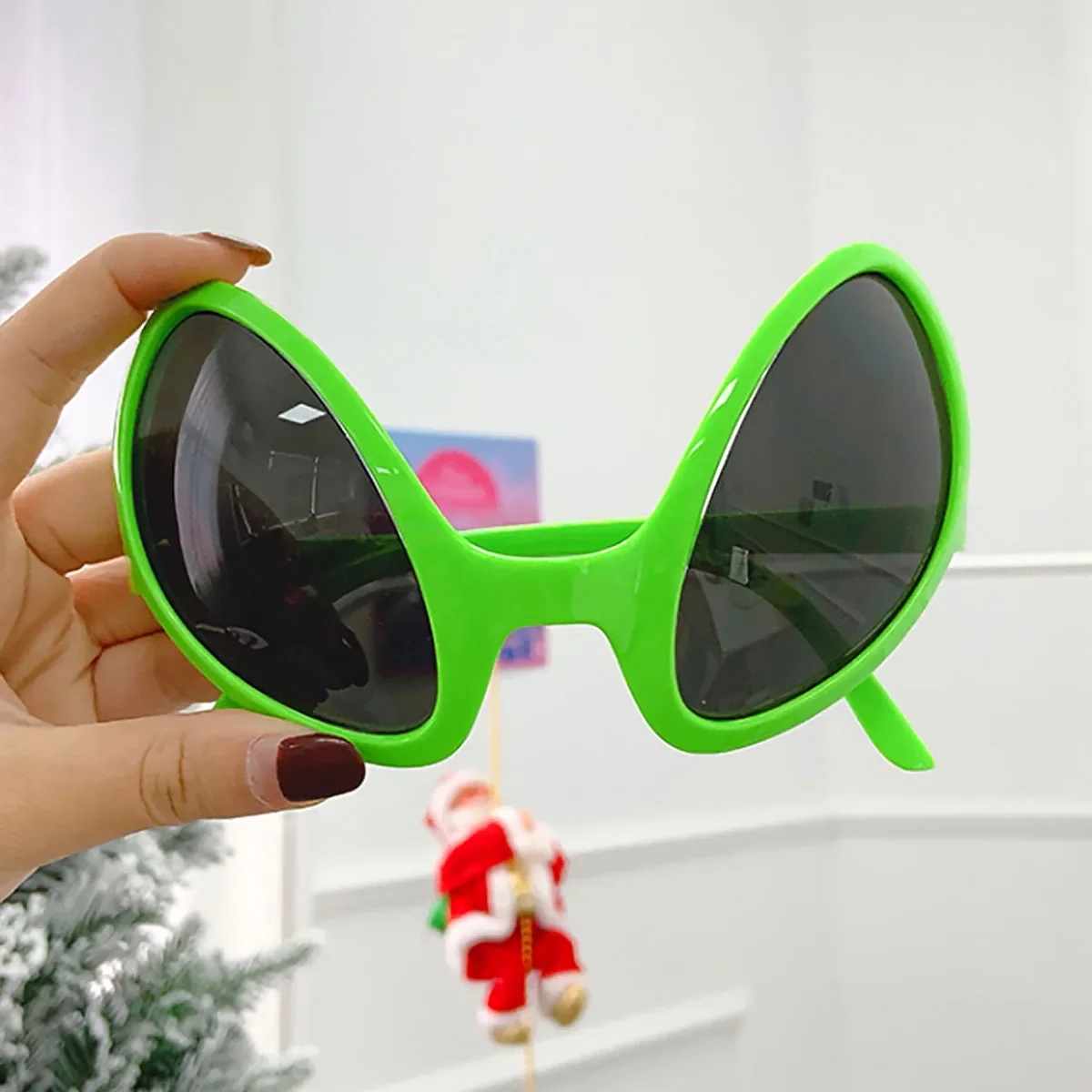 Lunettes de soleil extraterrestres drôles, accessoires de cosplay, costume d'Halloween, accessoires de fête, 1PC, 3PC, 5PC