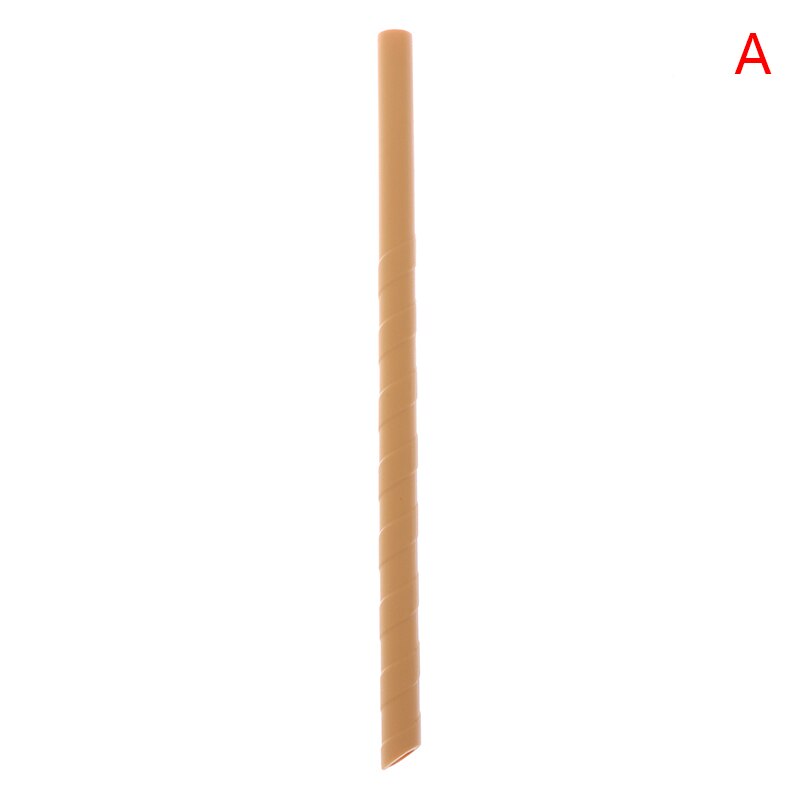 Silicone Straws Set 6 Colors Reusable Drinking Straws with 2 Cleaning Brushes: 1