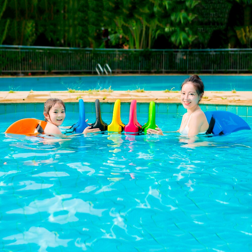 Shark Shape Kid Swim Fin Kid's toy swim artifact shark fins inflatable children swimming pool Life buoy floats swimming rings