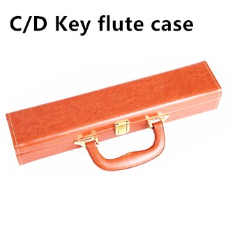 Topklasse 2- sektions fløjtetaske til beskyttelse dizi let at bære højkvalitets pu fløjtetaske træ flauta tilbehør: Bcd