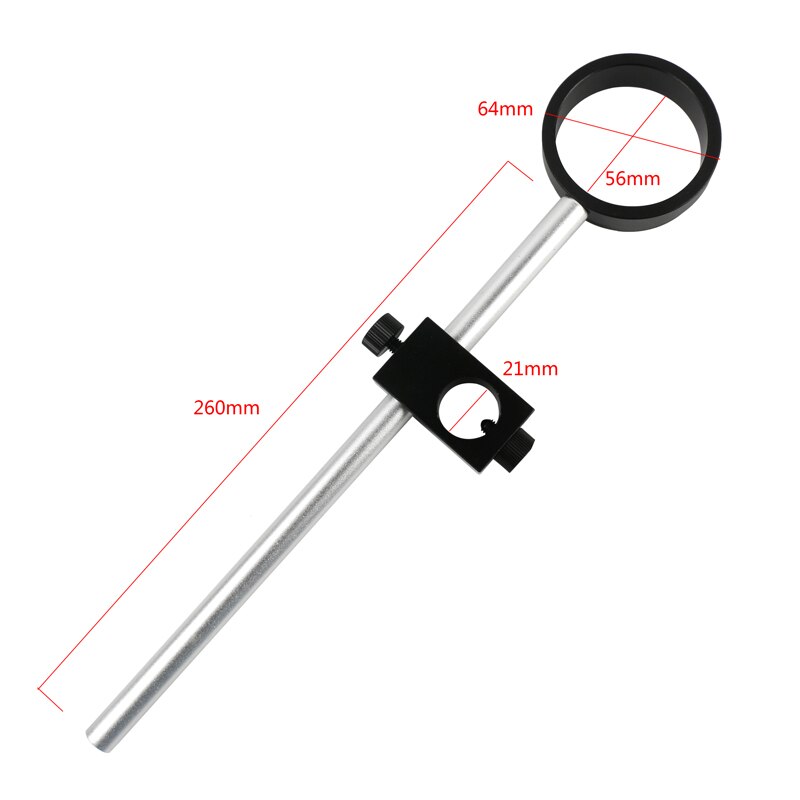 Full Metal Adjustable Microscope Stand Lab HDMI VGA USB Digital Video Camera Holder Stand LED Light Boom Stand