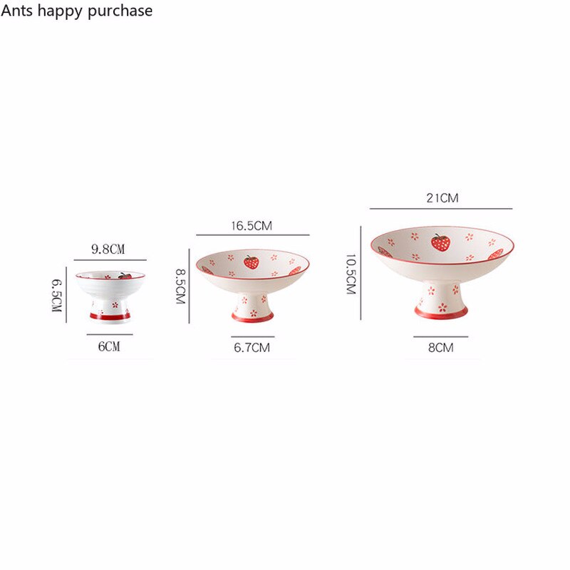 Assiette à fruits créative en céramique, grande assiette à fruits créative en céramique, assiette à gâteau de Dessert domestique, assiette de stockage de fruits secs, ustensiles de cuisine en porcelaine